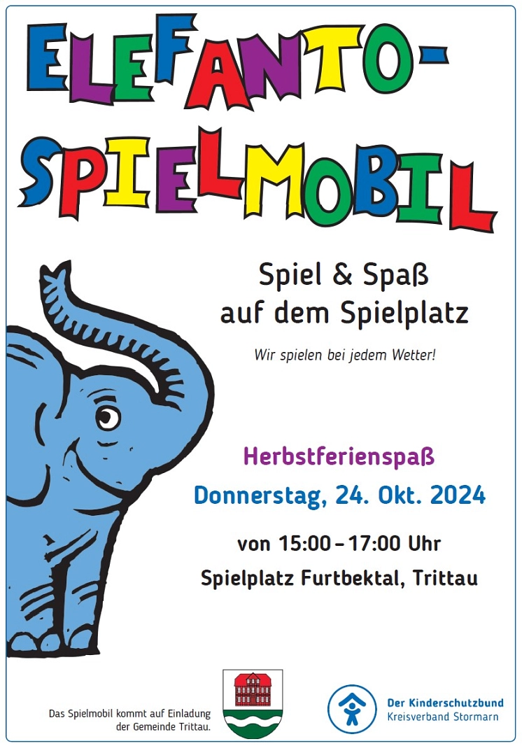 24.10.2024 Elefanto-Spielmobil © Amt Trittau